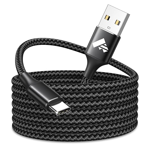 10FT USB A to USB C Fast Charging Cable 3A Charger Cord for Samsung Galaxy iPhone 17 16 15 LG