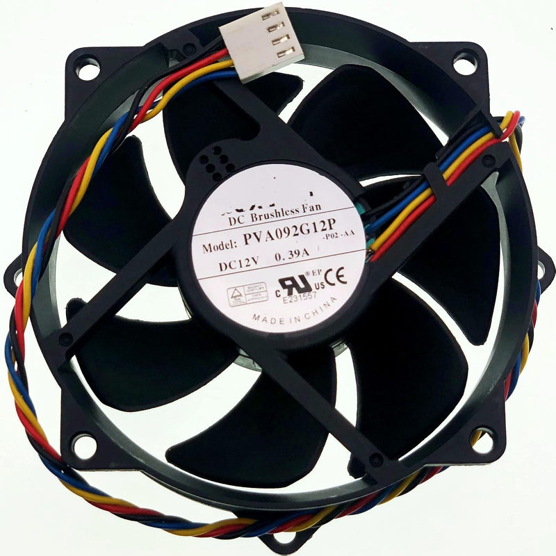 For Foxconn Pva092G12P Dc12V 0.39A 4-Pin 4-Wire Cooling Fan 90X90X25Mm Case Fa