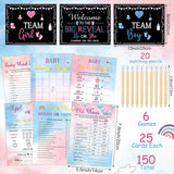 173 Pcs Gender Reveal Games For 25 Guests 6 Funny Baby Shower Games With 20 Pencils Boy Or Girl Gender Reveal Ideas Baby Bingo Prediction Guess Mommy Or Daddy Old Wives Tales Word Scramble