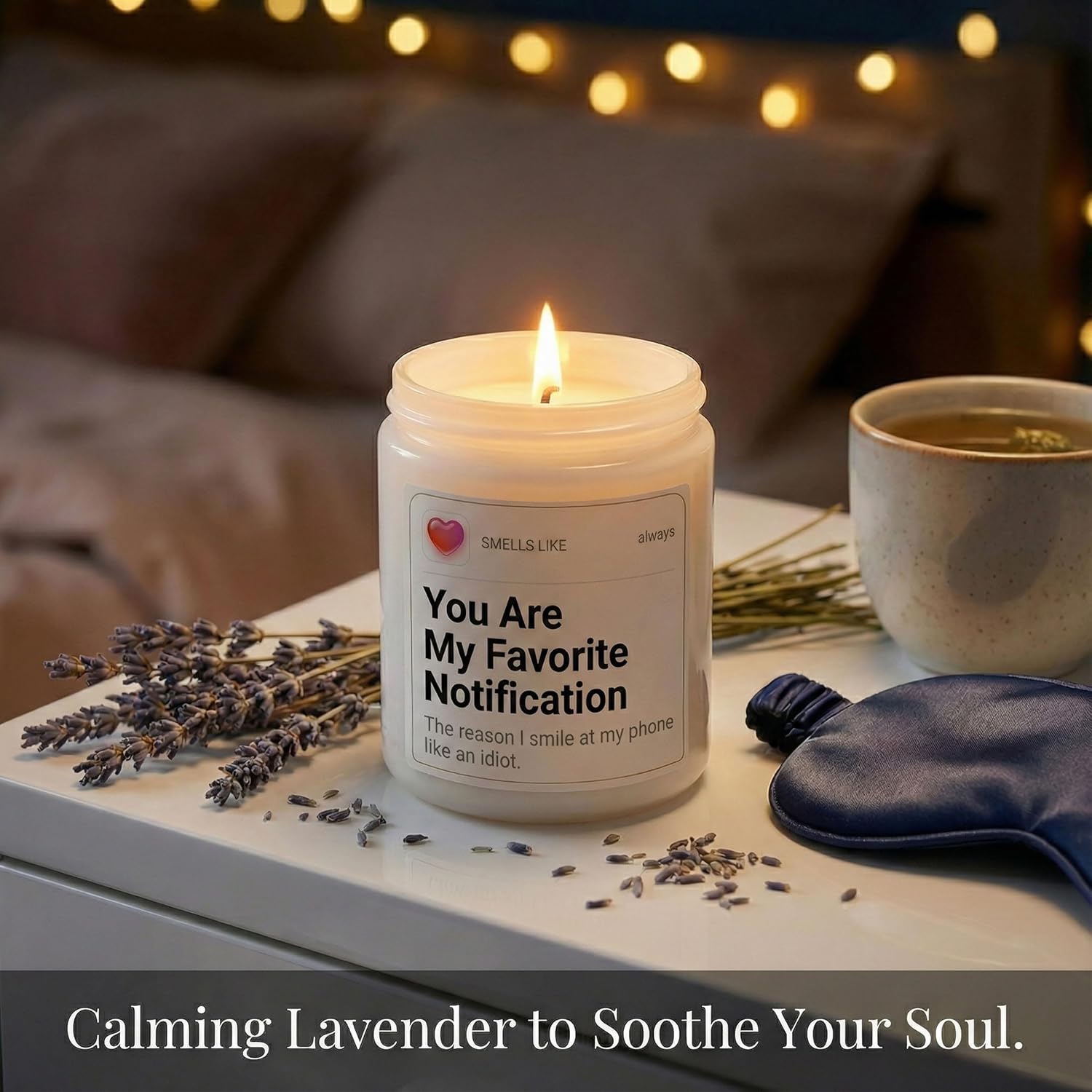 Funny Scented Candle, Valentine'S Day Gifts, Long Distance Present, Anniversary Couple Candle Gifts For Him Her Boyfriend Girlfriend - Sweet Relationship Candle, Unique Present For Wife Husband Fiance