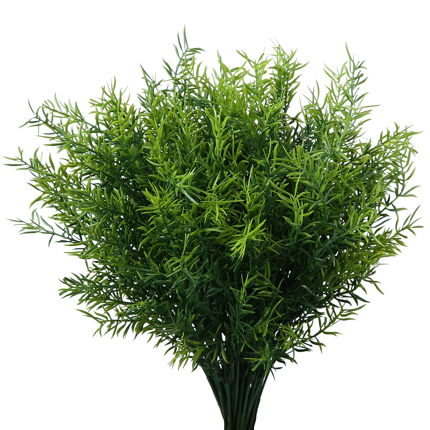 Artificial Plants Flowers Grass Shrubs 8 Pack No Fade Faux Plastic Flowers Outdoor For Farmhouse Garden Porch Patio Indoor Wedding Decoration Greenery Fake Plants Uv Resistant