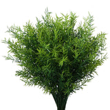 Artificial Plants Flowers Grass Shrubs 8 Pack No Fade Faux Plastic Flowers Outdoor For Farmhouse Garden Porch Patio Indoor Wedding Decoration Greenery Fake Plants Uv Resistant
