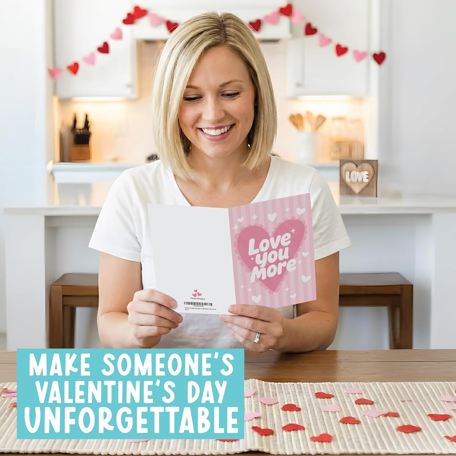 Valentines Day Cards For Him - Happy Valentines Cards For Her, Wedding Anniversary Card, I Love You Card, Romantic Birthday Greeting For Husband, Mothers Day Greeting For Wife, Happy Sweetest Day Card