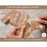 Funny Baby Shower Games For Girl Or Boy Activities, 2 Rolls, 2 Inches X 150 Feet, Kraft Tummy Measure, Fun & Easy Idea