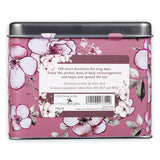 Scripture Devotional Cards For Women: Joy In His Presence – 150 Classic Devotion Prayer Card Encouraging Bible Verse, 75 Double Sided Cards In Sturdy Storage Gift Tin, Floral Pink