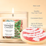 Yankee Candle Small Tumbler Scented Candle with up to 40 Hour Burn Time, Premium Plant Wax Blend for Consistent Burn, 4.3 oz Tumbler Candle with Room Filling Fragrance, Christmas Cookie