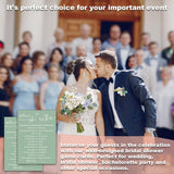 Would She Rather Bridal Shower Game, Sea Green Bridal Shower Games, 30 Elegant Wedding Game For Bachelorette Engagement Party Supplies - A09