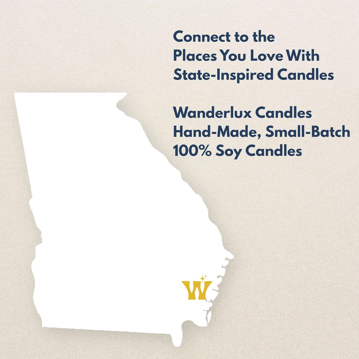 Coastal Shores Glow Soy Candle – Georgia Collection – Hand-Poured In Usa, Sandalwood, Sea Salt, Eucalyptus, Brass Tin With Lid, 6.5 Oz