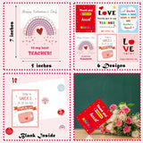 Valentine'S Day Cards For Teachers Happy Valentine Teacher Appreciation Cards Holiday Thank You Notes 12Pcs