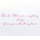 Mothers Day Card For Mom (With All My Heart)