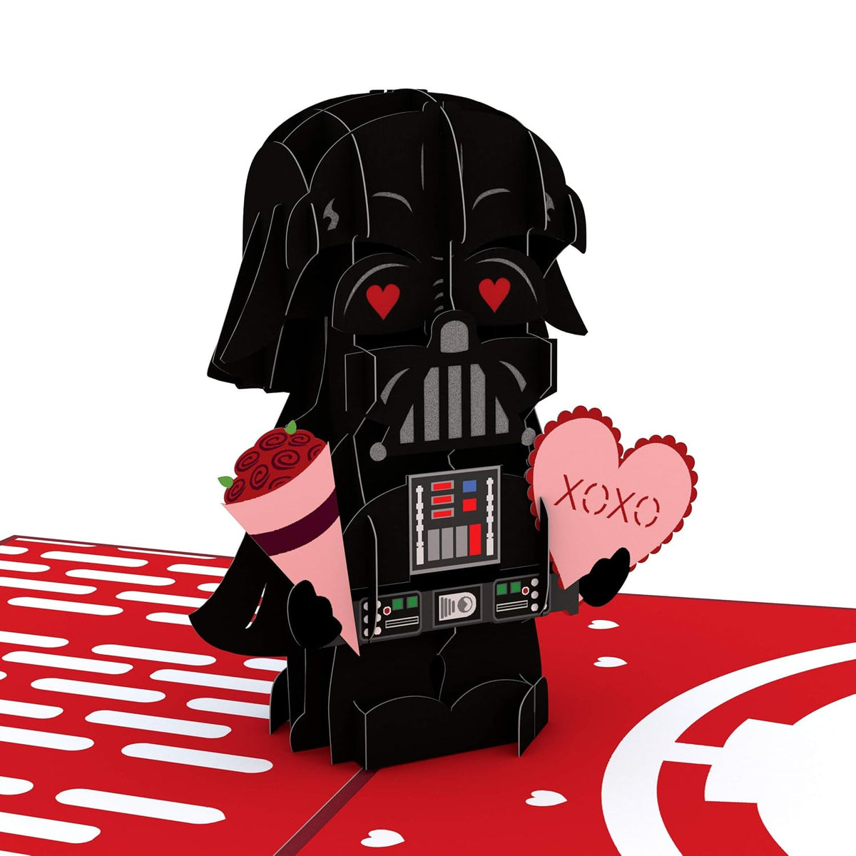 Valentines Day Card For Her, Him - 3D Star Wars Greeting Pop-Up Cards - Darth Vader I Am Your Valentine - 5" X 7" - Blank Notecard & Envelope Included
