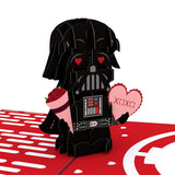 Valentines Day Card For Her, Him - 3D Star Wars Greeting Pop-Up Cards - Darth Vader I Am Your Valentine - 5" X 7" - Blank Notecard & Envelope Included