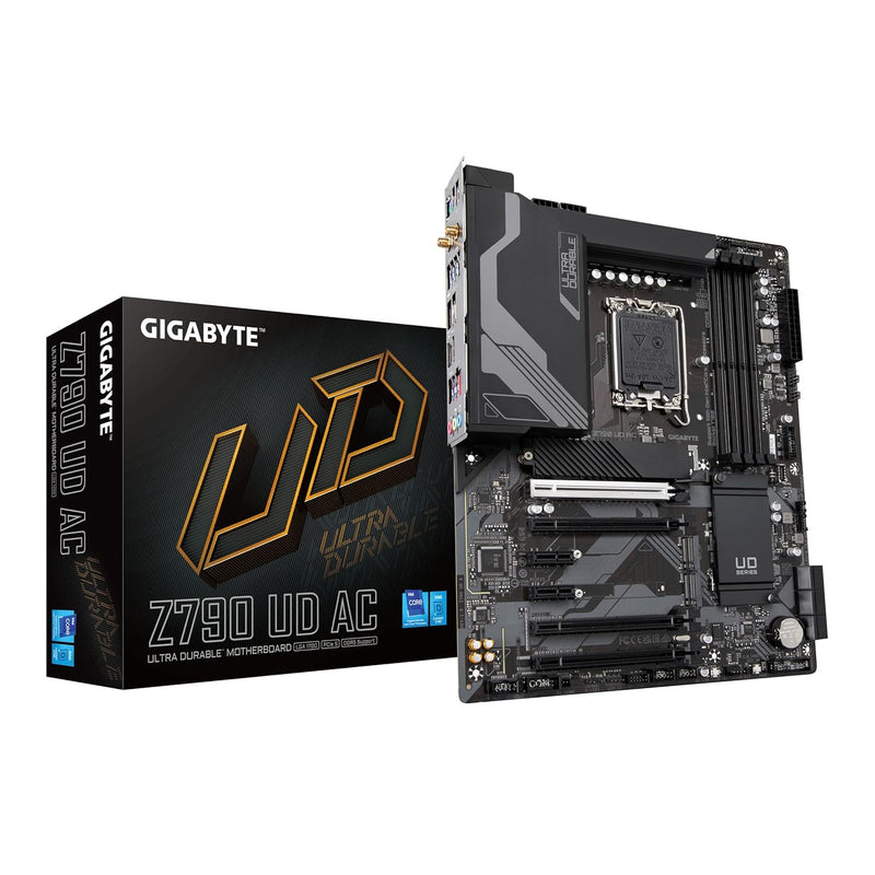 GIGABYTE Z790 UD AC (LGA 1700/ Intel Z790/ ATX/ DDR5/ Triple M.2/ PCIe 5.0/ US