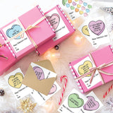 Funny Coworker Valentines Cards - 30 Set Humorous Valentine'S Day Conversation Hearts Greeting Cards Bulk Boxed With Envelopes Stickers, Holiday Notecard Gifts For Coworker Colleague Friends