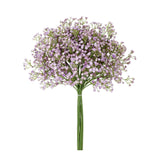 Babys Breath Artificial Flowers, 24 Pcs Gypsophila Bouquet Real Touch For Home, Garden, Wedding, Party & Festival Decorations, Diy Flower Arrangements, Purple