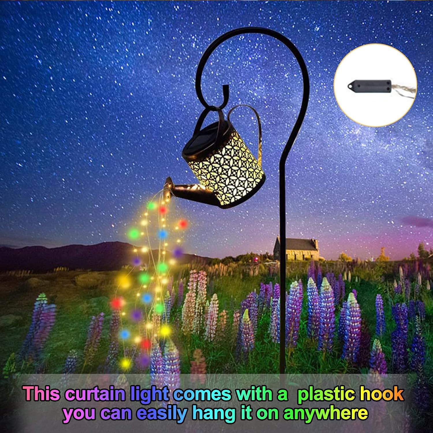 300Leds Fairy Curtain Lights 98Ft (10×9.8Ft Strands) Fairy String Lights With 8 Modes Remote Control Curtain String Ligh