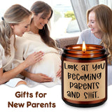 Candle, New Parents Gifts For Couples, First Time Dad, Mom To Be, Gender Reveal Ideas For Parents To Be - Pregnancy Congratulations, 1St Baby, Expecting Mommy, Valentines New Mom And Dad Gifts