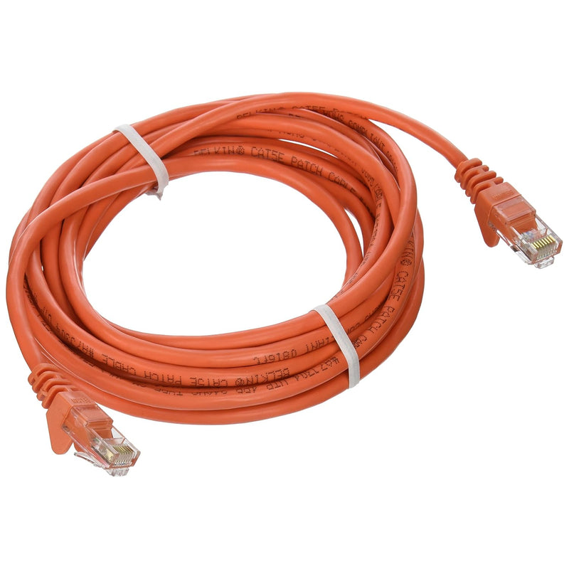 Belkin 14ft CAT5E Orange Patch Cord Snagless