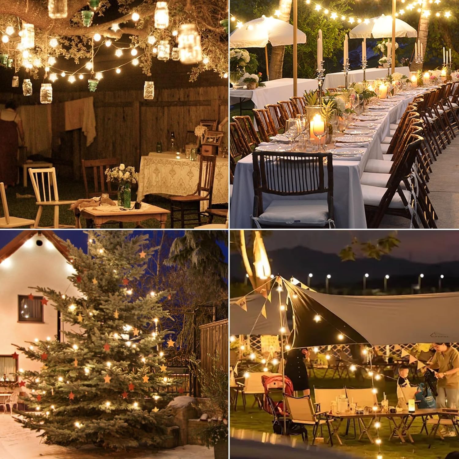 33Ft 80 Led Star String Lights,8 Modes Globe Fairy Lights Battery Operated With Remote&Timer,Waterproof Christmas Globe