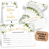 Advice And Wishes For The Mr And Mrs - 50 Wedding Advice Cards For Bridal Shower Decorations, Bridal Shower Advice Cards For Bride And Groom, Bridal Shower Games Advice And Well Wishes Cards