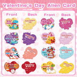 28 Pack Valentine'S Day Candy Heart Cards,14 Assorted Designs Heart Sports Games Valentines Day Greeting Cards With 28 Envelops For Kids School Valentines Gifts Cards School Classroom Exchange
