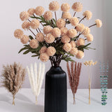 Simulation Flower Decor Luxury Faux Flower Arrangements – Realistic Artificial Flowers With Beige & White Peonies, Dried Pampas Grass, Bunny Tails & Eucalyptus