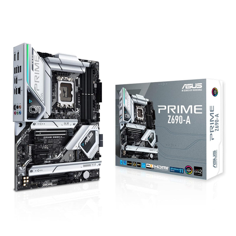 ASUS Prime Z690-A LGA 1700(Intel 12th) ATX Motherboard (16+1 DrMOS,PCIe 5.0,DD