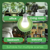 2 Pack Full Spectrum LED Grow Light Bulbs A19 E26 Base 11W 100W Equivalent for Indoor Plants