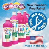 Paraben-Free Simply Tempera Paint For Kids - Set Of 11 Gallons, Vibrant Poster And Classroom Paint, Made In United States, Non-Toxic, Arts And Crafts Supplies