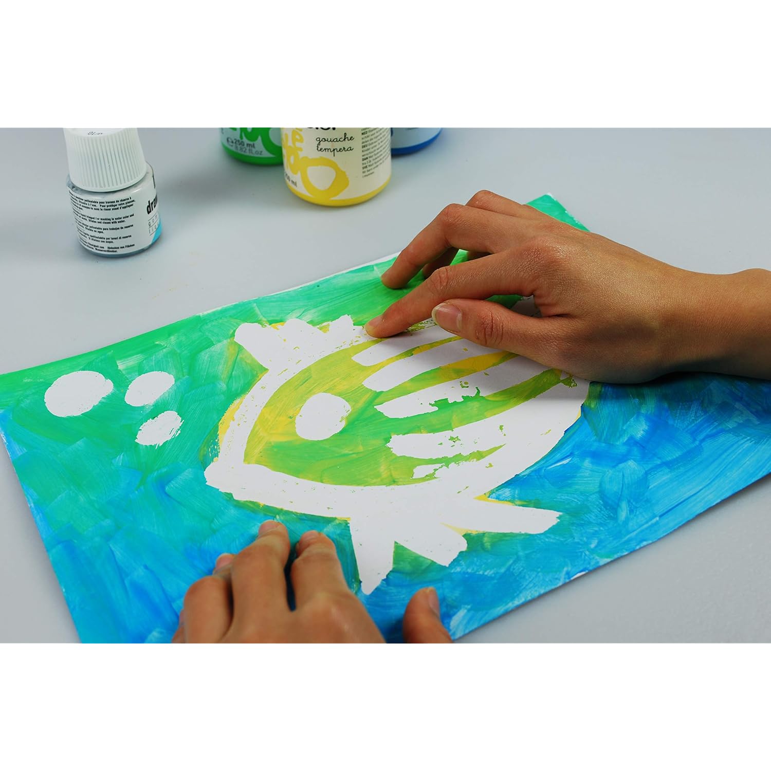 Pebeo MAGIC! Drawing Gum for Kids, Masking Fluid, 250 ml Bottle, 8.45 Fl Oz (Pack of 1)