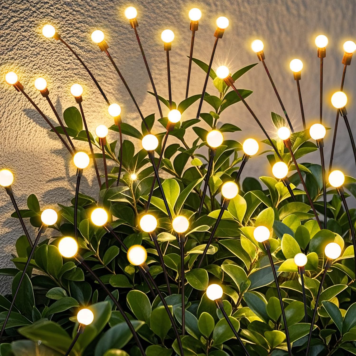 Solar Firefly Lights Outdoor, 8 Pack, Warm White, Swaying, Waterproof, Garden Decor For Yard Patio Pathway Lawn, Gardening Gifts
