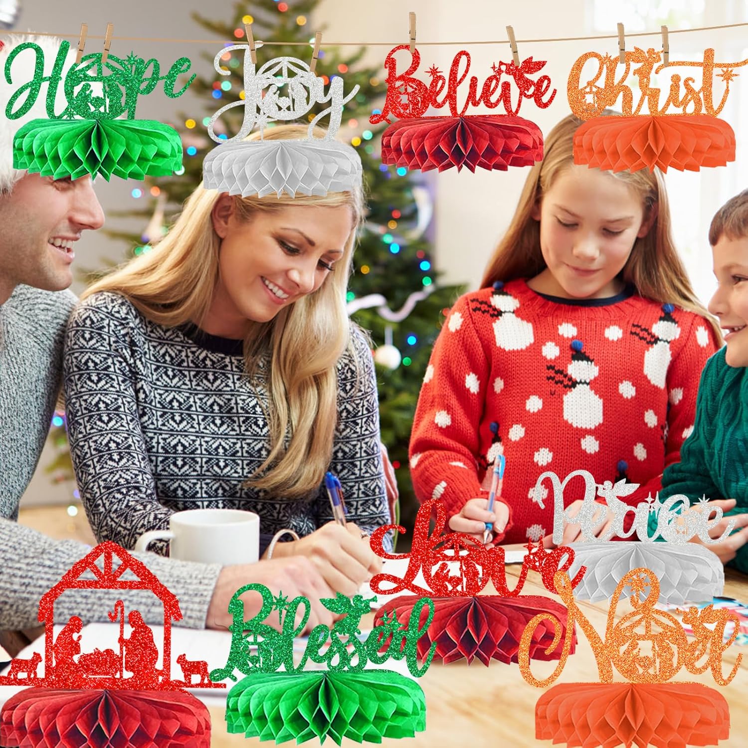 Christmas Honeycomb Centerpieces Jesus Christmas Decorations Religious Christmas Decorations For Christmas Party Table Decorations Christmas Party Decorations Christmas Party Supplies