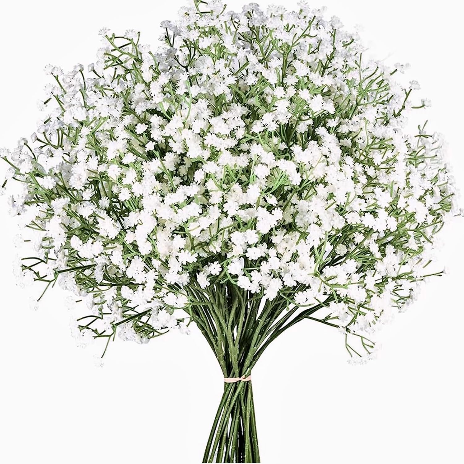 Babys Breath Artificial Flowers,12 Pcs Gypsophila Real Touch Flowers For Wedding Party Home Garden Decoration