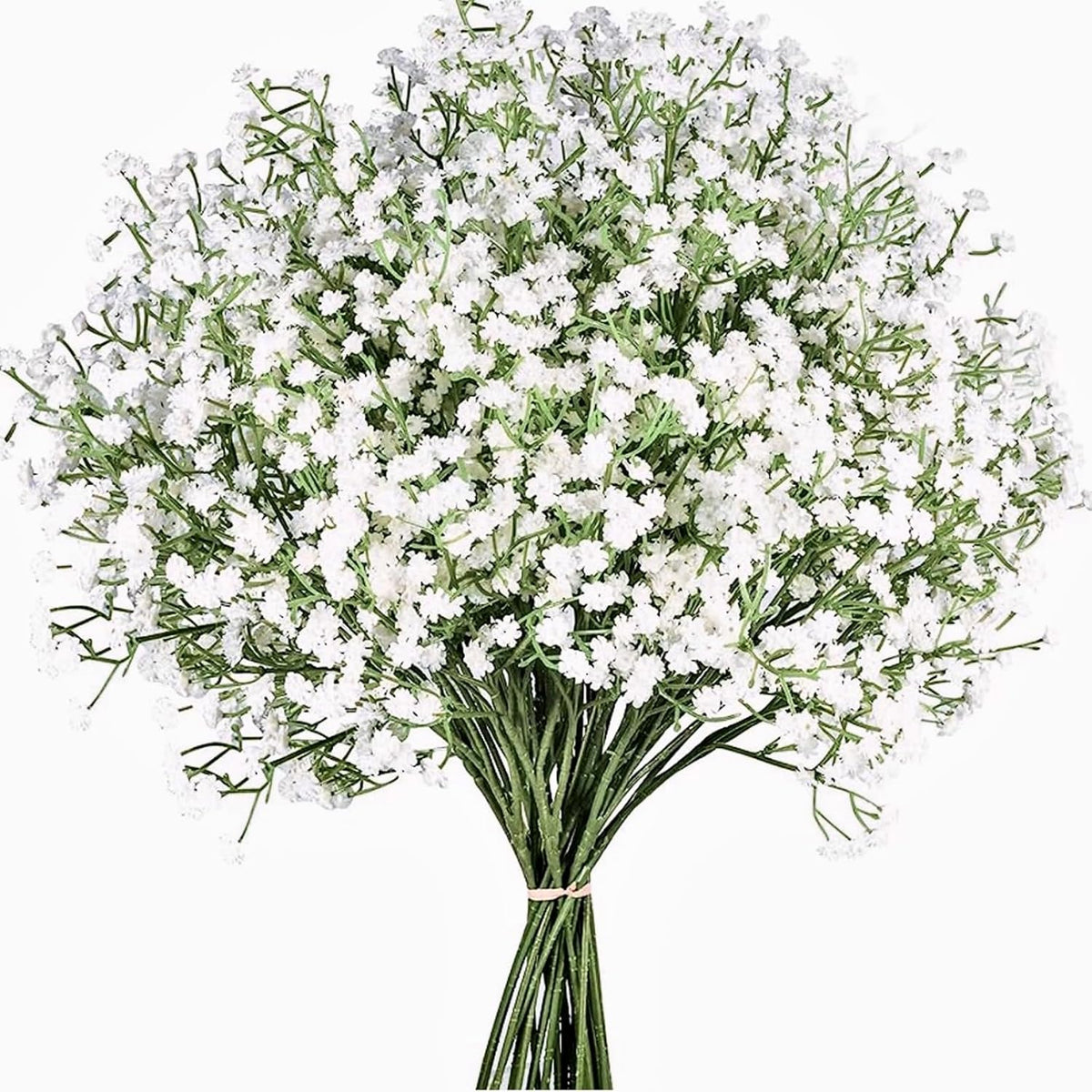 Babys Breath Artificial Flowers,12 Pcs Gypsophila Real Touch Flowers For Wedding Party Home Garden Decoration