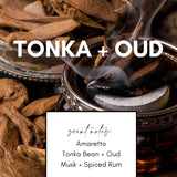 Tonka Oud Candle 9 Oz | Woodsy Unisex Scented Oud Candle For Men & Women | Premium Wax Candles For Home In Amber Glass Jar Candle | Usa Made Vegan & Phthalate Free (Oud, 9Oz)
