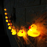 1.5 Meter Battery Powered Cute Animal Duck Shape 10 Led Fairy Lights String Lights For Halloween Christmas Thanksgiving