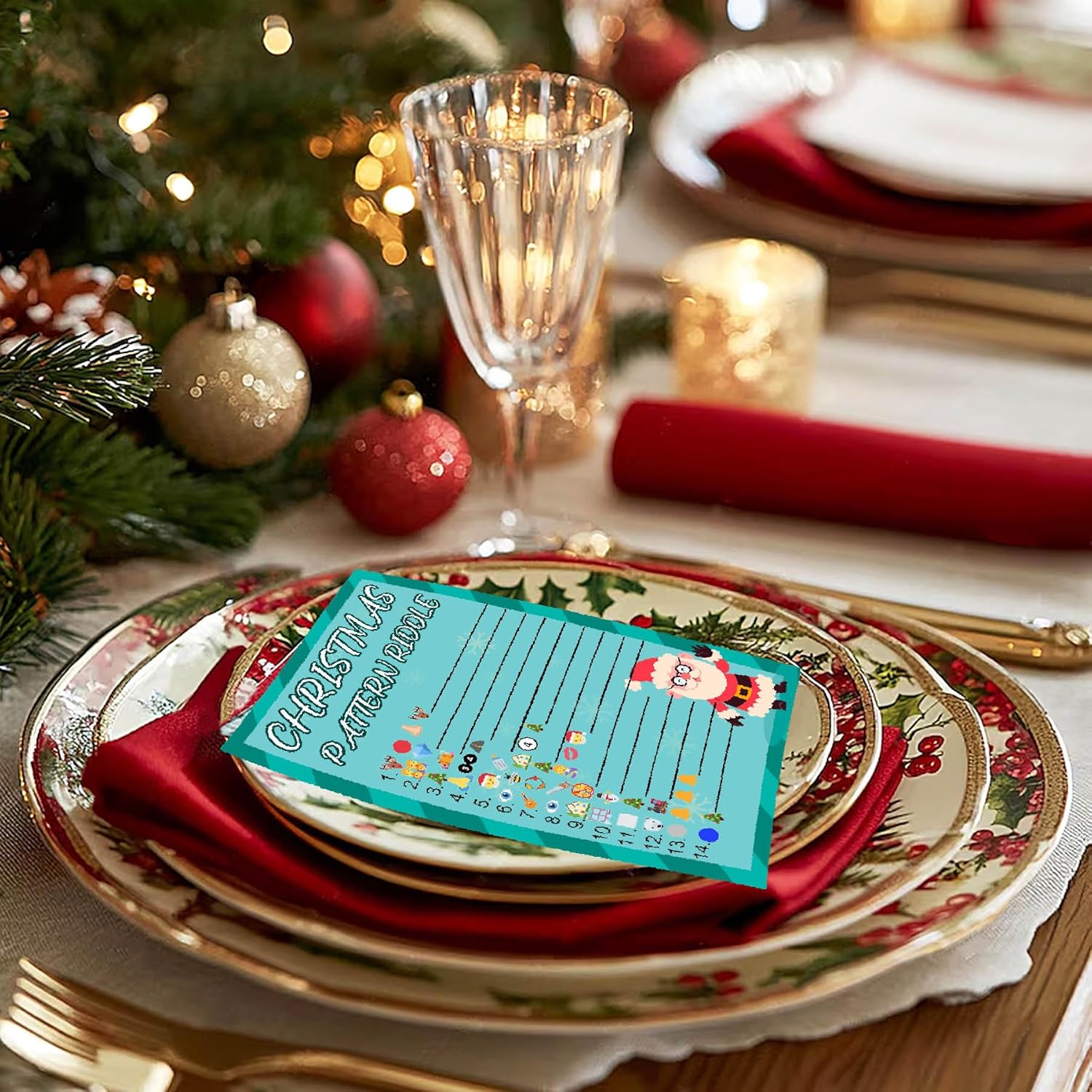 154 Pcs Christmas Games Sets Christmas Party Games Card For Family,Christmas Word Search Word Scramble Riddles Code Break For Christmas Winter Festival Activity Party Supplies