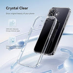 iPhone 16 Case, Clear, Non-Yellow, 12FT Protection, Slim, 6.1", for Women & Men