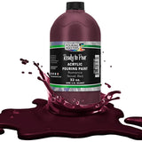 Pouring Masters Romance Novel Red Ready To Pour Acrylic Pouring Paint - Premium 32-Ounce Pre-Mixed Fluid Acrylic Paint - Fluid Art Supplies For Canvas, Wood, Paper, Tile & Rocks