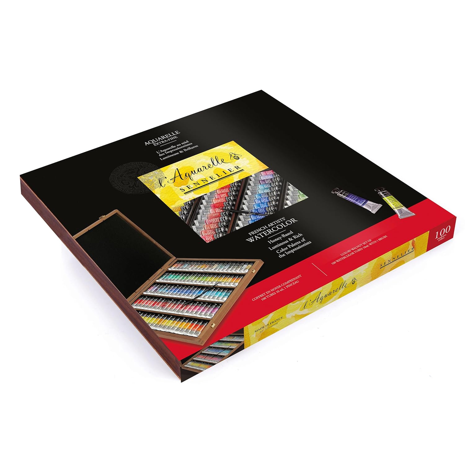 SENNELIER L'aquarelle French Artists' Watercolor Wood Box Set
