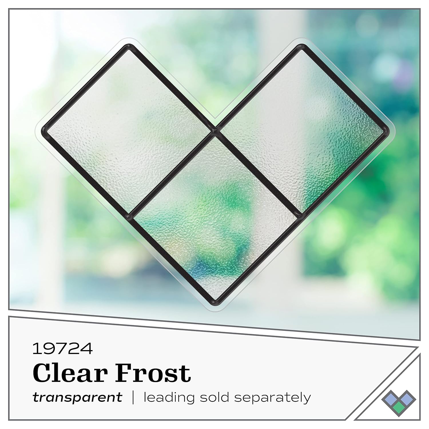 Gallery Glass, Frost Clear Stained Glass 2 fl oz Brilliant Smooth Finish Paint, Perfect for Easy to Apply DIY Arts and Crafts, 19724