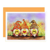 Mother'S Day Card, Sunflower Gnomes Card, Mom Birthday Card, 3D Colorful Greeting Card, Artful Quilled Quilling Card For Birthday, Thank You, Mothers Day (Mom Sunflower Gnomes)