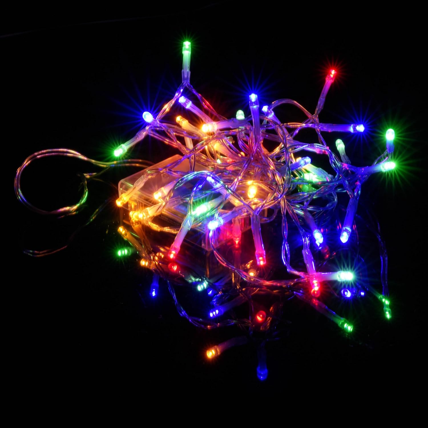 Battery Operated Christmas Lights,8 Flashing Mode 13 Ft Led Fairy Light String With Timer For Small Mini Xmas Tree Weddi