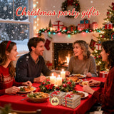 24Pcs Christmas Bottle Openers For Guest Christmas Wreath Bottle Openers Holiday Party Favors Gifts For Baby Shower Wedding Party Souvenirs(Gold Wreath)