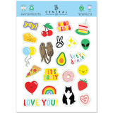 Valentines Day Card - Boyfriend Birthday Card - Anniversary Card For Him - Cat Themed Gifts For Men - Thinking Of You Card - Sweet Cat Birthday Cards For Men - Comes With Cute Stickers