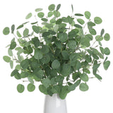 6Pcs Eucalyptus Stems Greenery Stems Fake Leaves Artificial Silk Flowers Bouquet Faux Branches Centerpiece Flores Plants For Home Party Decor Wedding Decoration