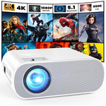 Native 1080P Bluetooth Projector, Portable HD Mini, Laptop/TV Stick/PS5