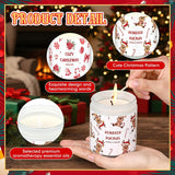 4 Pack Christmas Gifts Scented Candles Set 7Oz Soy Wax Winter Holiday Jar Candle Gingerbread Men Catmas Reindeer Box 4 Scents Xmas Cookies Vanilla Cream Apple Pie Cedar For Women And Mom
