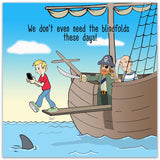 Funny Card With Pirates - Blank Inside - Humor Happy Birthday Card - Mothers Day - Fathers Day - Teenager - Get Well Soon - Sorry - Thank You - Good Luck