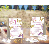 2 Butterfly Baby Shower Game,Don'T Say Baby Clothespin Games,Measure The Baby Bump,Baby Shower Decorations,Baby Shower Game Gender Neutral,Baby Shower Package,Funny Baby Shower Games-6